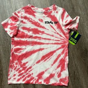 New, Boys “STAND UP” Tie Dye T Shirt